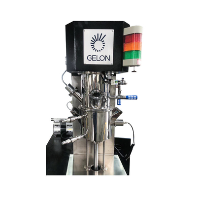 Máquina de la batería de litio refrigerador de agua de alimentación planetario del dispositivo de la bomba de vacío del mezclador del vacío del eje del triple del volumen de 2 litros