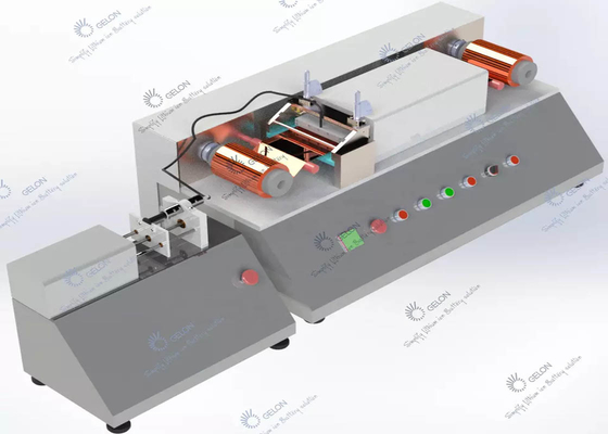 Rollo de la investigación de la batería de litio de la máquina de capa del laboratorio para rodar la máquina de capa del dado de la ranura