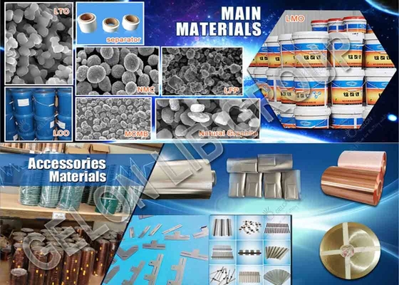 Materiales de Ion Battery Raw Material Lithium Ion Powder Battery Cathode Anode del litio
