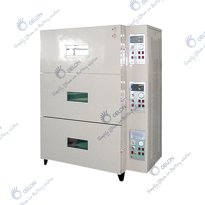 Gelon tres capas limpia el equipo de Oven Pilot Line Battery Production con la aspiradora del equipo que cuece