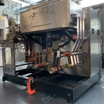 Máquina de ensamblaje de batería de iones de litio de la máquina de recubrimiento de rollo de cabeza de coma 360