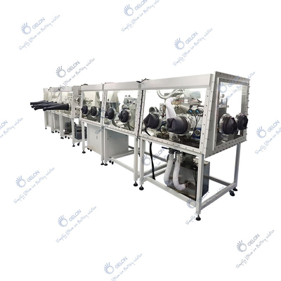 Planta de fabricación de la batería del equipo de la batería de la caja de guantes del vacío de la purificación de la cámara de la sola estación del laboratorio