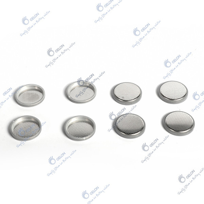 Casos de la célula de la moneda de Mesh Button Battery Case Lithium Ion Battery Materials SS304 SS316