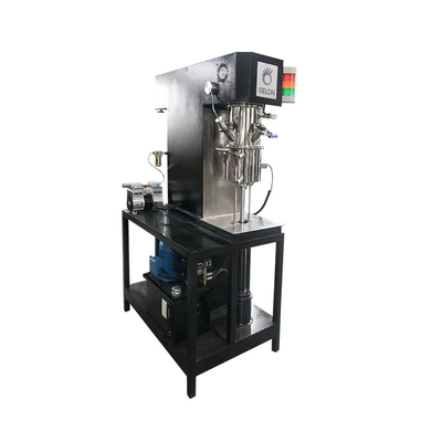 Máquina de la batería de litio refrigerador de agua de alimentación planetario del dispositivo de la bomba de vacío del mezclador del vacío del eje del triple del volumen de 2 litros