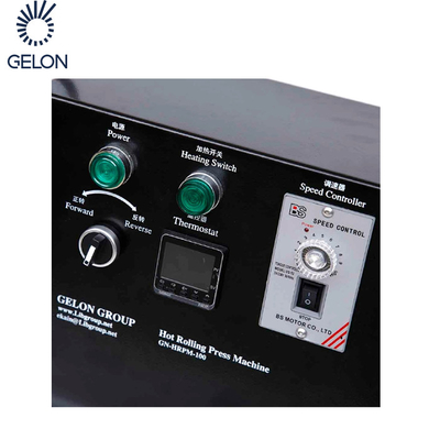 Investigación manual de la batería de la prensa de planchar del rodillo del electrodo de escritorio de la batería del laboratorio
