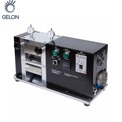 Investigación manual de la batería de la prensa de planchar del rodillo del electrodo de escritorio de la batería del laboratorio