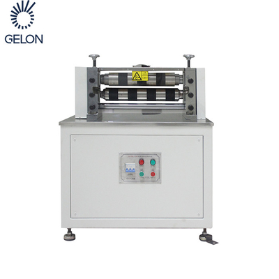 Máquina que raja de la batería de la asamblea del electrodo semi auto de la máquina 500m m