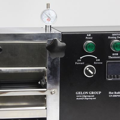 Prensa de planchar de escritorio del equipo de laboratorio de la batería con el control de la temperatura para el litio Ion Battery Lab