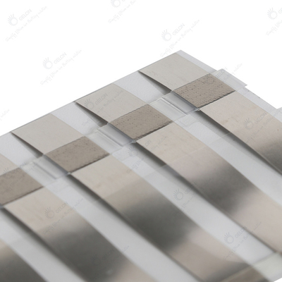 El Al/niquela el cátodo de la célula de la bolsa de Tab Lithium Battery Research For y la etiqueta del ánodo