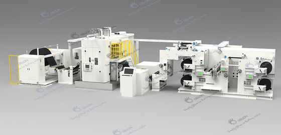 Electrodo hidráulico continuo de la máquina de la producción de la batería que hace calendarios y que raja todos en una máquina