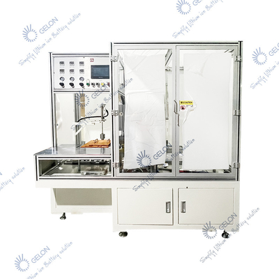 Máquina de recubrimiento de la máquina de soldadura Gelon del equipo de ensamblaje de celdas de la bolsa del PLC