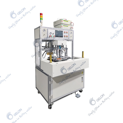 Máquina de montaje de batería de sellador térmico de batería de sellado lateral superior rotativo