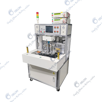 Máquina de montaje de batería de sellador térmico de batería de sellado lateral superior rotativo