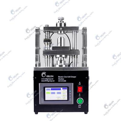 Arrugador eléctrico 5m/Min Hydraulic Battery Sealing Machine de la célula de la moneda
